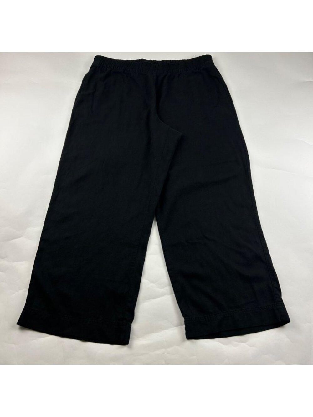 Old Navy Black Linen Blend Wide Leg Lounge Pant XL
